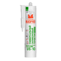 BUDPRO US-10 универсальный силиконовый герметик, бесцветный 240 мл