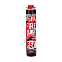 Пена монтажная противопожарная 850 мл Fire Block PROFFLEX