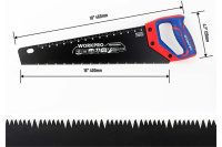 Ножовка по дереву 400мм SK5 c тефлоновым покрытием WORKPRO