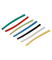 Трубка термоусаживаемая ТУТ 20/10 100мм (7 цветов по 3 шт) EKF