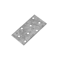 Пластина крепежная 80*40*2,0мм, оцинк.