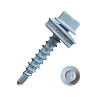 Саморез кровельный Daxmer 4,8*29 серый RAL 7004 сверло №1