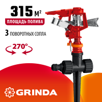 Распылитель импульсный на пике пластиковый GRINDA
