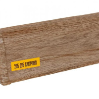 Плинтус Дуб капучино с мягким краем 