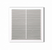 Решетка с сеткой 200х200 белый