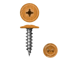 Саморез ПШ Daxmer 4,2х19 золотой дуб