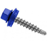 Саморез по металлу Daxmer 5,5*25 ярко-синий RAL 5005 сверло №3