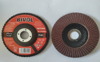 Круг лепестковый торцевой прямой 125x22.2мм Р40 BIVOL