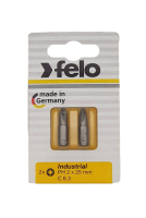 Бита крестовая PH 2*25, 2шт в блистере, серия Industrial Felo