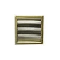 Решетка с сеткой 200х200 ст. бронза