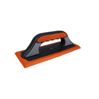 Терка DECOR, 3K, 260х100 мм, мягкая оранж. резина