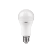 Лампа св/д Gauss Elementary ЛОН A60 E27 12W(1150lm) 4100K 4K 125x60 матовая, пластик/алюм.