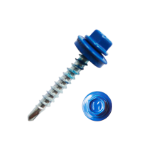 Саморез кровельный Daxmer 4,8*35 синий RAL 5010 сверло №1