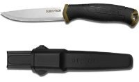 Нож туристический 105/210мм с пластиковым чехлом WORKPRO