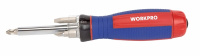Отвертка 4-в-1 PH1, PH2, 5 мм, 6 мм с подсветкой WORKPRO