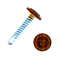 Саморез ПШС Daxmer 4,2х25 темный дуб