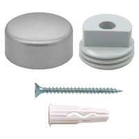 Комплект крепления для зеркала, хром матовый