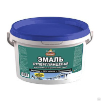Эмаль Оптилюкс акриловая Суперглянцевая универсальная 1кг ведро