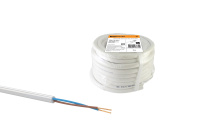 Провод ПВС 2х1,5 100м (ГОСТ)(РЭМЗ/TDM г Рыбинск) ш белый с маркировкой длины