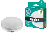 Лампа св/д Camelion GX53 220V 10W(880lm 120*) 4500K 4K матов. 29х74