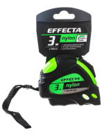 Рулетка EFFECTA Nylon -3м/19 мм с магнитом, автостопом, лентой нейлон