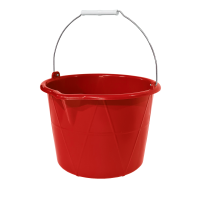 Ведро строительное усиленное с ребрами жесткости 12л.