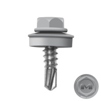 Саморез по металлу Daxmer 5,5*25 серый RAL 7004 сверло №3