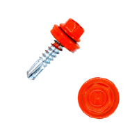 Саморез по металлу Daxmer 5,5*25 оранжевый RAL 2004 сверло №3