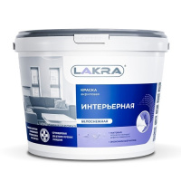 Краска акриловая интерьерная Лакра Белоснежный 1,3кг