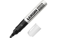 Маркер перманентный заправляемый Черный 3 мм ReFresh LEKON