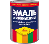 Эмаль для бетонных полов темно-красная 1л Новбытхим