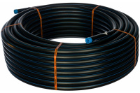 Труба ПЭ 100 SDR 13,6 - 25 х 2,0 питьевая с полосой (бухта 25 м)