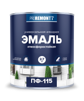Эмаль ПФ-115 Красный 2,7кг Л-С PROREMONTT