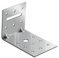 Уголок крепежный 60*90*60*2,0 мм с двойным усилением оцинк. скользящ.
