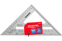 Угольник алюминиевый 180мм WORKPRO