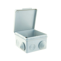 Коробка распределительная ОП 80*80*50 крыш.IP54,7вх TDM