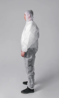 Защитный комбинезон одноразовый белый пл.60 г/м2 р.3XL/170-176 Смелый Каспер