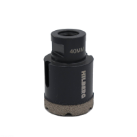 Коронка алмазная 40 мм M14  по керамограниту и граниту Super Hard Hilberg