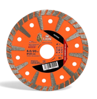 Диск алмазный 125 x8.0/20 х2,2х22.23мм ТУРБО ГЛУБОКОРЕЗ M-LION
