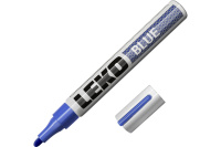 Маркер краска с нитроэмалью Синий 4мм Standart LEKON