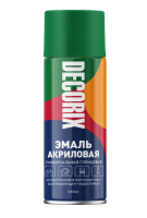 Эмаль акриловая универсальная зеленый глянцевый 520 мл DECORIX