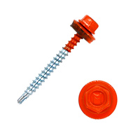 Саморез кровельный Daxmer 4,8*50 оранжевый RAL 2004 сверло №1