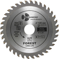 Диск пильный 125*22,23*36Т Forest Long Life Trio-Diamond