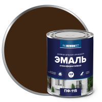 Эмаль ПФ-115 Коричневый 0,9кг Л-С PROREMONTT