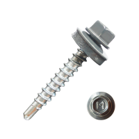 Саморез кровельный Daxmer 4,8*35 антрацит RAL 7016 сверло №1