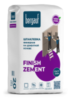 Шпаклевка финишная цементная 20 кг Finish Zement Bergauf