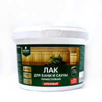 Лак для бани и сауны термостойкий, 2л