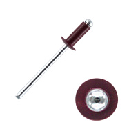 Заклёпка вытяжная Daxmer 3,2х8 винно-красный RAL 3005 ал/ст