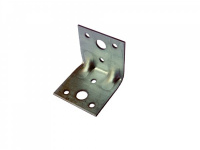 Уголок крепежный 50*50*50*2,0 мм с 2-мя ребрами жесткости оцинк.
