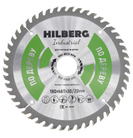 Диск пильный 190*30/20*48Т Industrial Дерево Hilberg